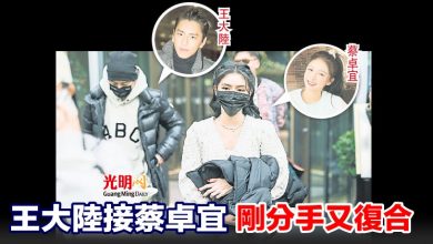 Photo of 王大陸接蔡卓宜 剛分手又復合