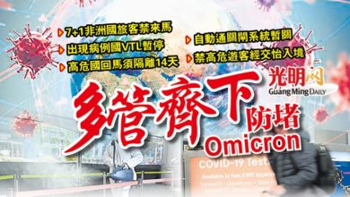 Photo of 【新冠肺炎】多管齊下 防堵Omicron