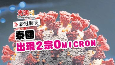 Photo of 【新冠肺炎】泰國出現2宗Omicron