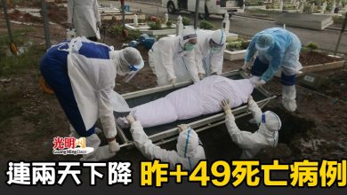 Photo of 連兩天下降 昨+49死亡病例