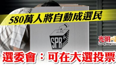 Photo of 580萬人將自動成選民  選委會：可在大選投票