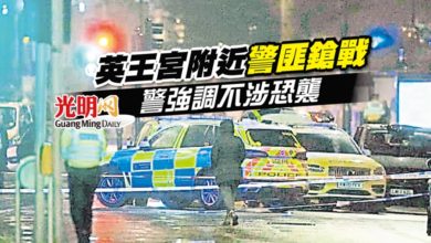 Photo of 英王宮附近警匪鎗戰 警強調不涉恐襲