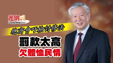 Photo of 總商會吁檢討修法 罰款太高欠體恤民情