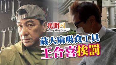 Photo of 王合喜藏大麻吸食工具挨罰