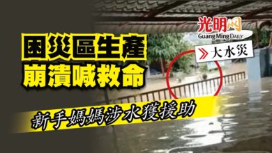 Photo of 【大水災】困災區生產 崩潰喊救命  新手媽媽涉水獲援助