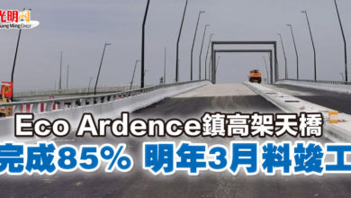Photo of Eco Ardence鎮高架天橋 完成85% 明年3月料竣工