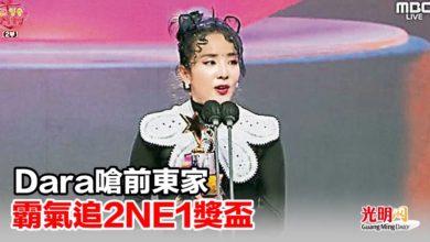 Photo of Dara嗆前東家 霸氣追2NE1獎盃