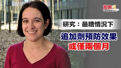 Photo of 研究：最糟情況下 追加劑預防效果或僅兩個月