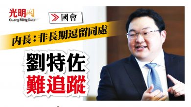 Photo of 【國會】內長：非長期逗留同處 劉特佐難追蹤