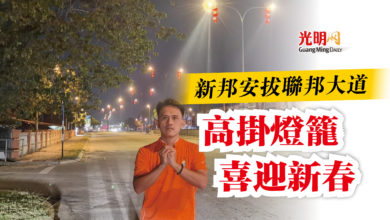 Photo of 新邦安拔聯邦大道 高掛燈籠喜迎新春