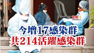 Photo of 今增17感染群 共214活躍感染群