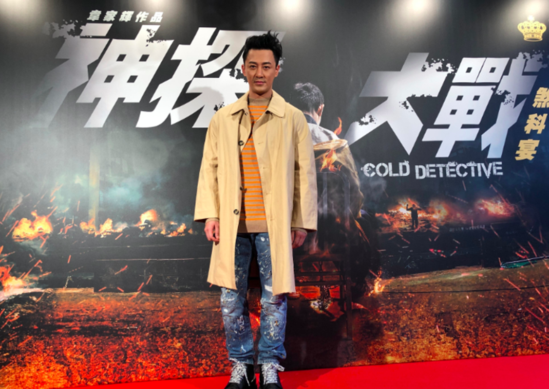 他在《神探大戰》（未上映）中演技大開，力迫劉青雲