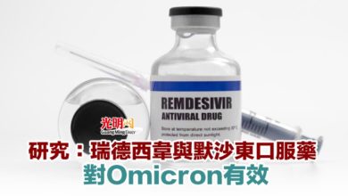 Photo of 研究：瑞德西韋與默沙東口服藥對Omicron有效