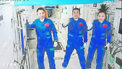 Photo of 神十三3太空人元旦 與京港澳學生對話