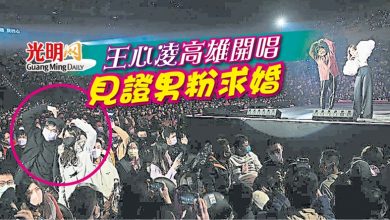 Photo of 王心凌高雄開唱 見證男粉下跪求婚