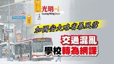 Photo of 加國安大略省暴風雪 交通混亂學校轉為網課