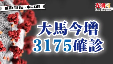 Photo of 大馬今增3175確診