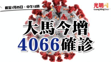 Photo of 大馬今增4066確診