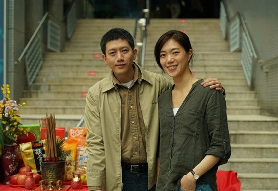 鄧九雲（右）與莫子儀（左）合作電影《溟溟》，希望今年可以和大家見面。