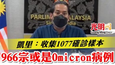 Photo of 凱里：收集1077確診樣本  966宗或是Omicron病例