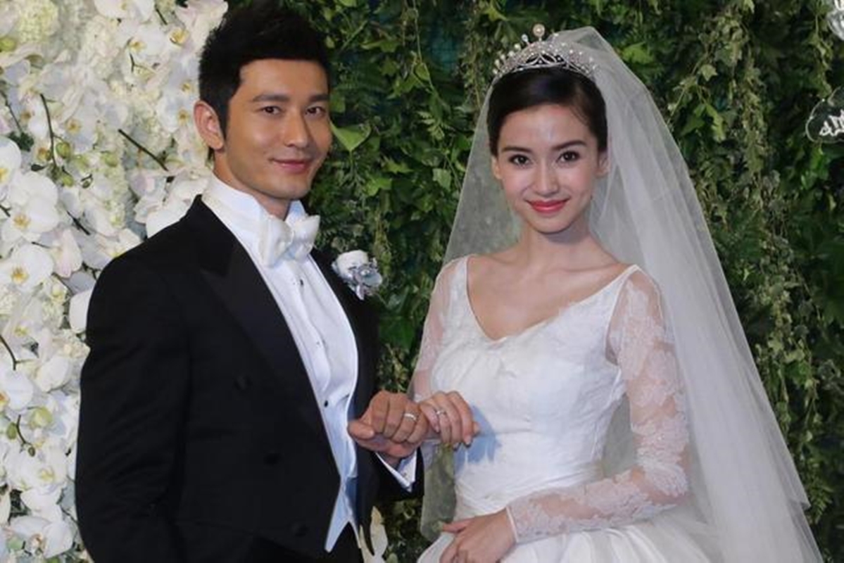 黃曉明和Angelabab從2015年結婚至今7年育有1子