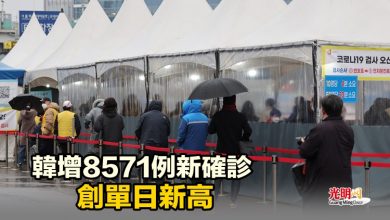 Photo of 韓增8571例新確診 創單日新高