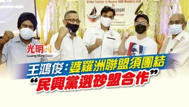 Photo of 王鴻俊：婆羅洲聯盟須團結  “民興黨選砂盟合作”