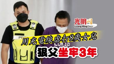 Photo of 用充電線虐打8歲女兒 狠父坐牢3年
