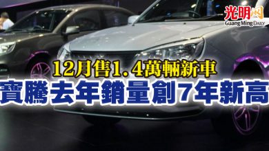 Photo of 12月售1.4萬輛新車  寶騰去年銷量創7年新高