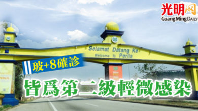 Photo of 玻+8確診 皆為第二級輕微感染