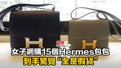 Photo of 女子網購15個Hermes包包 到手驚覺“全是假貨”