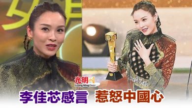Photo of 李佳芯感言 惹怒中國心