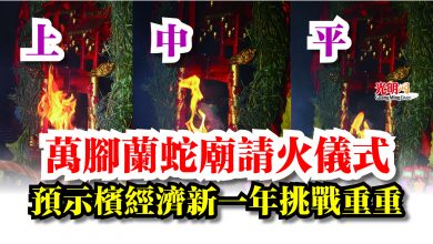 Photo of 萬腳蘭蛇廟請火儀式  預示檳經濟新一年挑戰重重