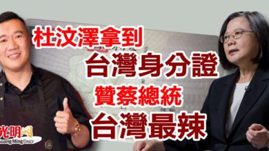 Photo of 杜汶澤拿到台灣身分證 贊蔡總統台灣最辣