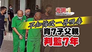 Photo of 不知悔改一再吸毒 育7子父親判監7年