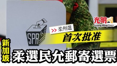 Photo of 【柔州選】首次批准   新加坡柔選民允郵寄選票