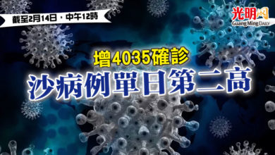 Photo of 增4035確診 沙病例單日第二高