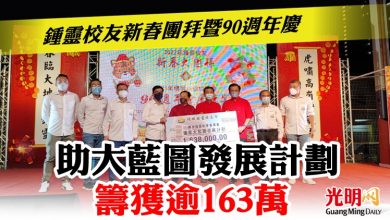 Photo of 鍾靈校友新春團拜 助大藍圖發展計劃籌獲逾163萬