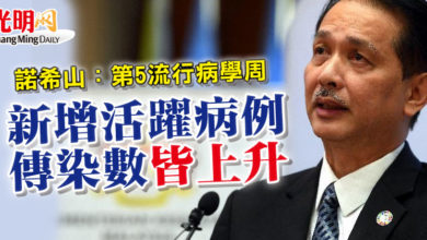 Photo of 諾希山：第5流行病學周 新增活躍病例傳染數皆上升