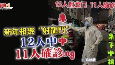 Photo of 新年相聚“射龍門”  12人中11人確診