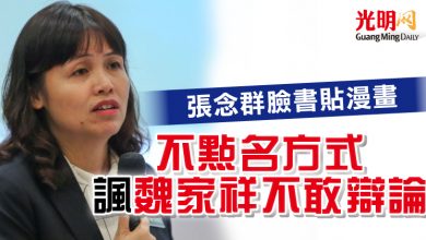 Photo of 張念群臉書貼漫畫 不點名方式諷魏家祥不敢辯論