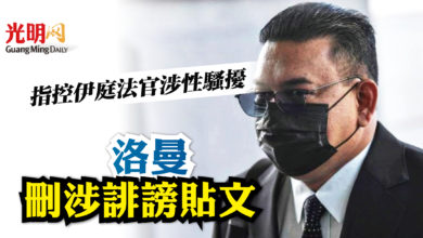 Photo of 指控伊庭法官涉性騷擾 洛曼刪誹謗貼文