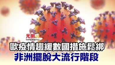 Photo of 歐疫情趨緩數國措施鬆綁 非洲擺脫大流行階段