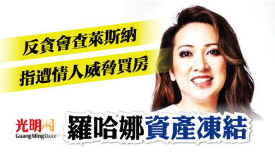 Photo of 反貪會查萊斯納指遭情人威脅買房 羅哈娜資產凍結