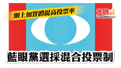 Photo of 網上加實體提高投票率 藍眼黨選採混合投票制