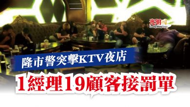Photo of 隆市警突擊KTV夜店  1經理19顧客接罰單
