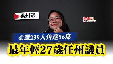 Photo of 柔選239人角逐56席  最年輕27歲任州議員
