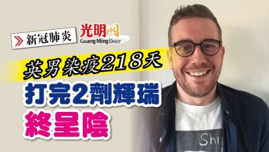 Photo of 【新冠肺炎】英男染疫218天 打完2劑輝瑞終呈陰