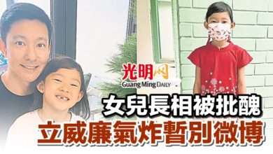 Photo of 女兒長相被批醜 立威廉氣炸暫別微博　