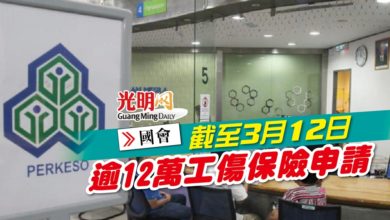 Photo of 【國會】截至3月12日 逾12萬工傷保險申請